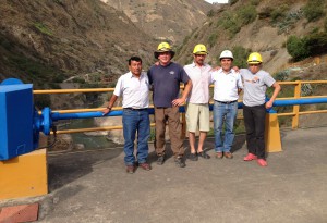 Tablachaca dam, safety first.