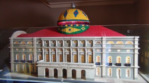 Lego model of the world famous Opera House