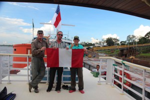 Team Kayak the Amazon leaving Peru behind on October 14th.